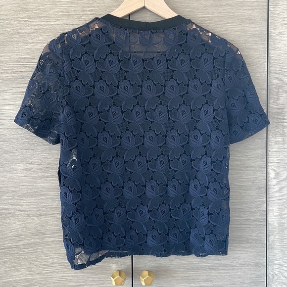 ALC navy blue top - Picture 2 of 4